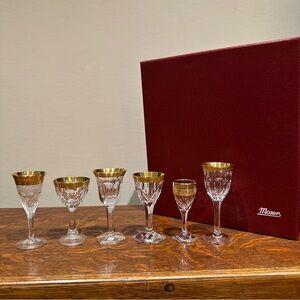 Moser Liqueur Glasses - 6-Piece Set in Original Box Never Used